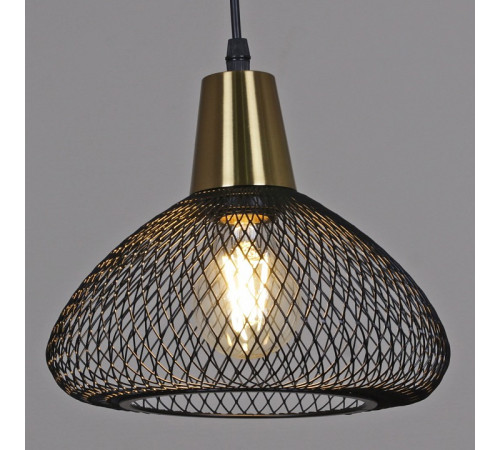 Подвесная люстра 03204-3.9-03 BK+COPPER