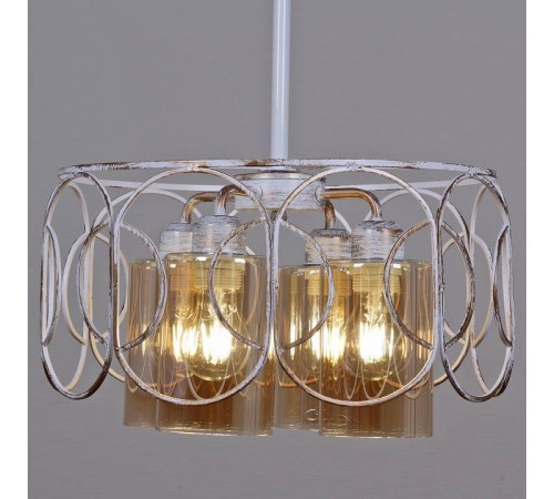 Люстра на штанге Reluce 03883 03883-0.4-04 WH+GD