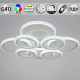 Потолочная люстра 06333-0.3-4+4A WH (RGB)