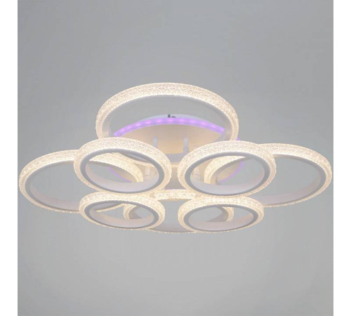 Потолочная люстра 06333-0.3-4+4A WH (RGB)