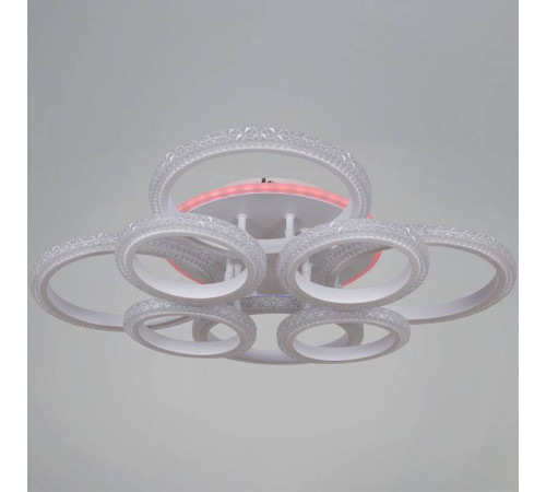 Потолочная люстра 06333-0.3-4+4A WH (RGB)