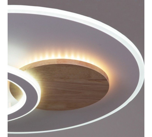 Накладной светильник De Markt Ракурс WH+WOOD 08397-0.5-470 WH+WOOD