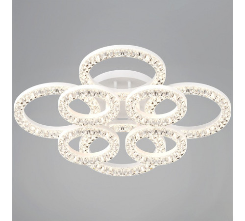 Люстра на штанге 09847-0.3-4+4A WH