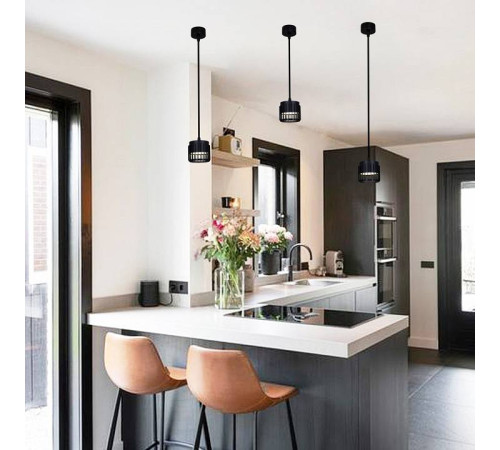 Подвесной светильник Reluce 53018 53018-0.9-001MN GX53 BK