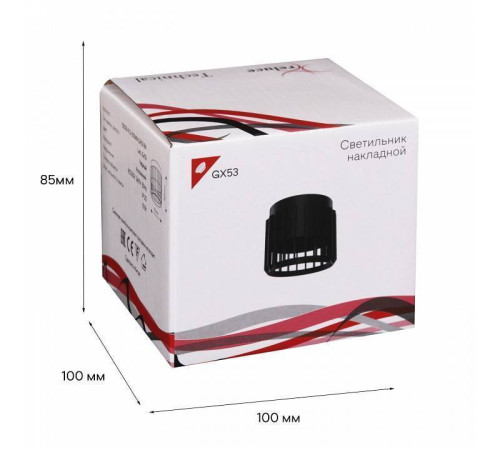 Накладной светильник Reluce 53018 53018-9.5-001MN GX53 BK