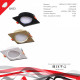 Встраиваемый светильник Reluce Technical 53026-9.0-001LD GX53 GD