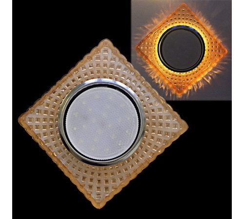 Встраиваемый светильник 53401-9.0-001PL GX53+LED4W TEA