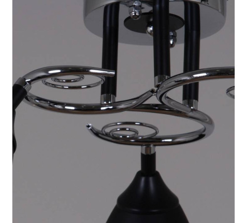Люстра на штанге Reluce 70139 70139-3.3-03 CR+BK