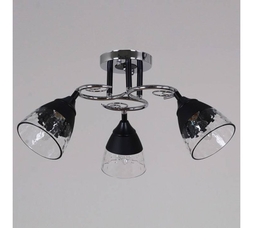 Люстра на штанге Reluce 70139 70139-3.3-03 CR+BK