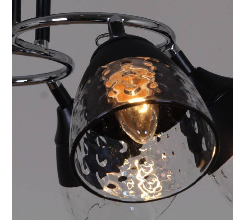 Люстра на штанге Reluce 70139 70139-3.3-06 CR+BK