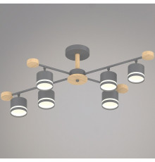 Люстра на штанге 78730-0.3-06 GX53 GREY+WOOD