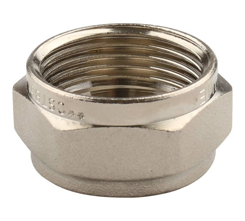 Угольник с креплением Tiemme 20x2.0-1/2 ВР для металлопластиковых труб обжимной 1600027