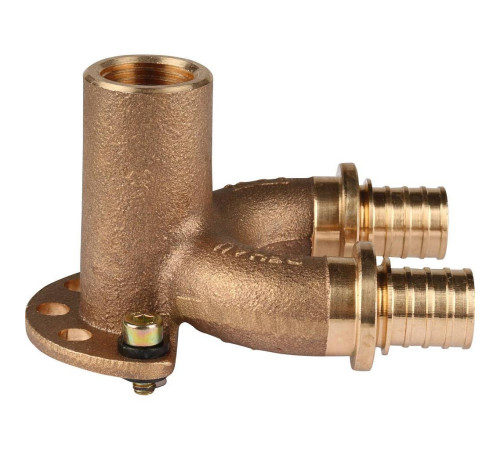 Угольник настенный проточный REHAU RAUTITAN RX+ 20/20-Rp 1/2 длинный 14562711001