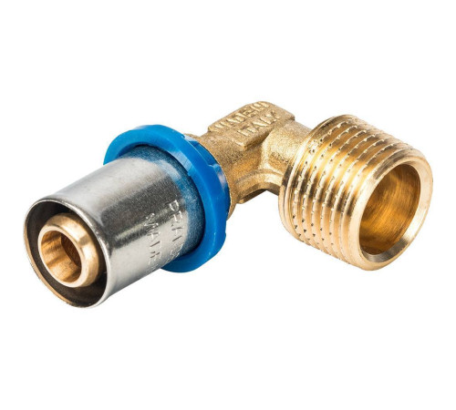 Угольник пресс Prandelli Multyrama 90° 16х2.0-1/2 наружная резьба 509.05.51.6