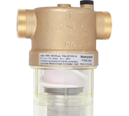 Фильтр сетчатый Honeywell F76S-1 AA для холодной воды 100 мкм 54305