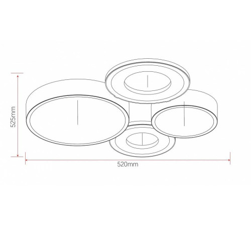 Потолочная люстра Rivoli Aliona Б0066451