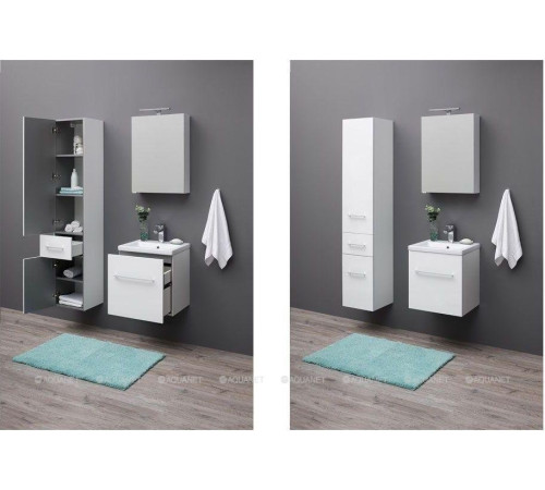 Пенал Aquanet Порто-35 L белый 00201374