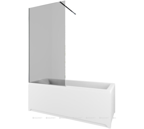 Шторка на борт ванны Allen Brau Infinity 3 800 мм тонированное стекло 3.21062.BA.T