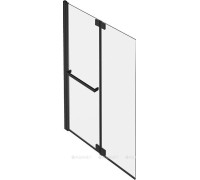 Шторка на борт ванны Jacob Delafon Adequation 140x100 см черный матовый E4931-BL