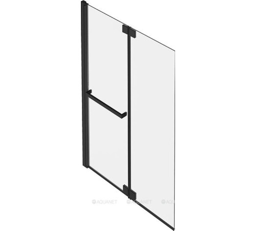 Шторка на борт ванны Jacob Delafon Adequation 140x100 см черный матовый E4931-BL