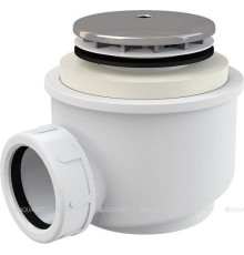 Сифон для душевого поддона AlcaPlast 50 мм хром A47CR-50