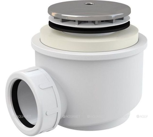 Сифон для душевого поддона AlcaPlast 50 мм хром A47CR-50