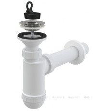 Сифон для умывальника AlcaPlast A41 40 мм с решеткой 63 мм A41