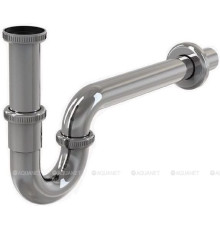 Сифон для умывальника AlcaPlast Ø32 мм U-образный цельнометаллический A4320