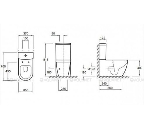 Бачок для унитаза Jacob Delafon Rodin ETA212-00
