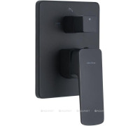 Смеситель встраиваемый Allen Brau INFINITY X2 на 2 выхода черный матовый 5.21014-31