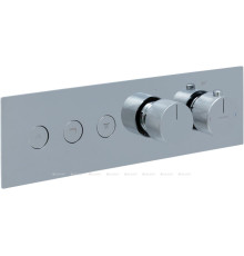 Смеситель встраиваемый Allen Brau Liberty X3 термостат 3 выхода Push key хром 5.33003-00