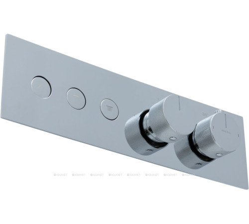 Смеситель встраиваемый Allen Brau Liberty X3 термостат 3 выхода Push key хром 5.33003-00