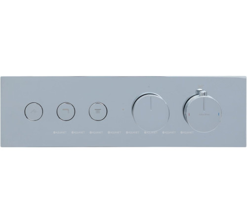 Смеситель встраиваемый Allen Brau Liberty X3 термостат 3 выхода Push key хром 5.33003-00