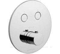 Термостат Paffoni Compact внешняя часть на 2 функции хром CPT018CR
