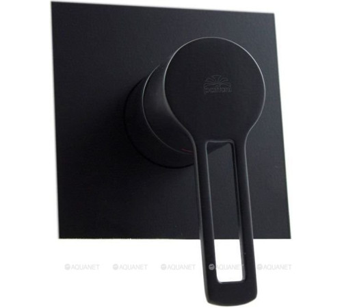 Смеситель для душа встраиваемый Paffoni Ringo на 1 выход черный матовый RIN010NO/M