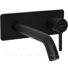 Смеситель для раковины встраиваемый Allen Brau Priority излив 195 мм черный матовый 5.31003-31