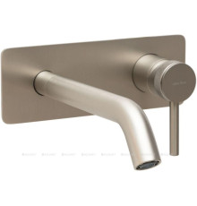 Смеситель для раковины встраиваемый Allen Brau Priority излив 195 мм брашированный никель 5.31003-BN