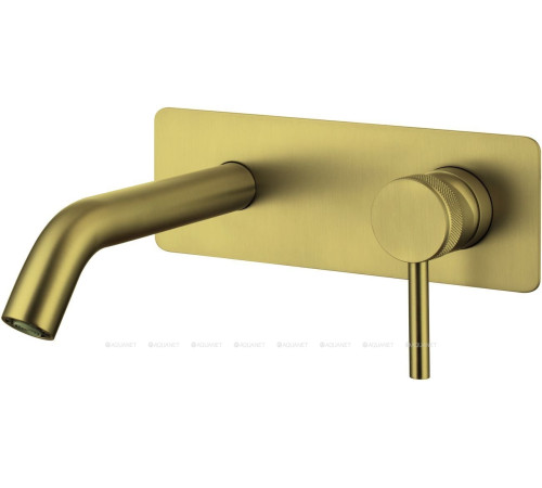 Смеситель для раковины встраиваемый Allen Brau Priority излив 195 мм брашированное золото 5.31003-GB