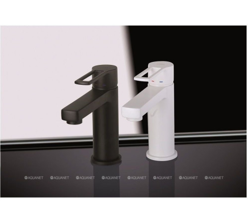 Смеситель для раковины Paffoni RINGO без донного клапана черный матовый RIN071NO