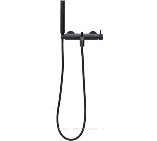 Смеситель для ванны Allen Brau Priority с изливом и душевым набором черный матовый 5.31D10-31