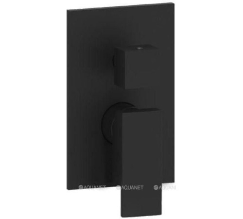 Смеситель встраиваемый для душа Paffoni ELLE на 3 выхода черный матовый EL019NO/M