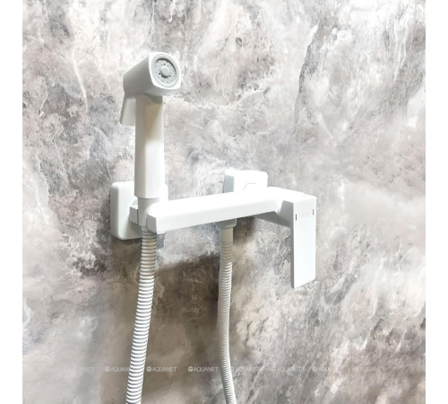 Смеситель с гигиеническим душем встраиваемый Haiba HB5517-8 белый HB5517-8