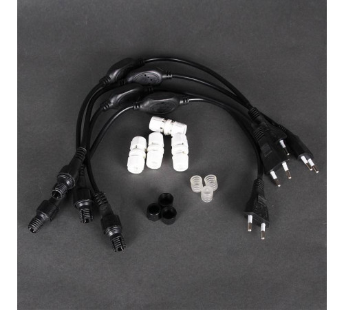 Шнур световой Sneha 11-2W-100M-220V-LED-U CUT 1M WW/W FLASH