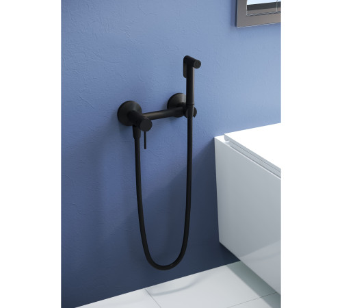 Гигиенический душ со смесителем RGW SP-215B черный 581408215-04