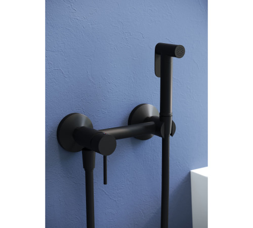 Гигиенический душ со смесителем RGW SP-215B черный 581408215-04