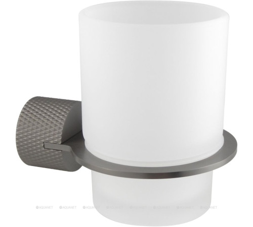 Стакан для зубных щеток Allen Brau Priority 4.0 78x104x97 мм графит брашированный 6.31C02-MG