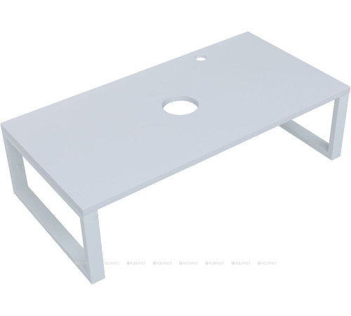 Столешница Aquanet Арт 90 белый матовый 00313261