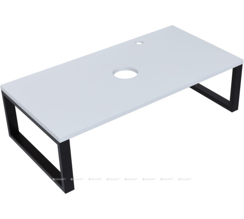 Столешница Aquanet Арт 90 белый матовый 00313261