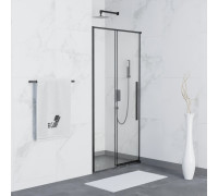 Душевая дверь RGW SV-12B 1300 мм прозрачное стекло черный профиль 32321213-14