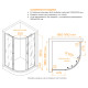 Душевой уголок RGW Dolphin TN-209-J 1000x1000 мм TN-209-J